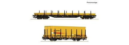 Roco 77029 - H0 - 2-tlg. Set Rungenwagen, Strukton Rail, Ep. VI